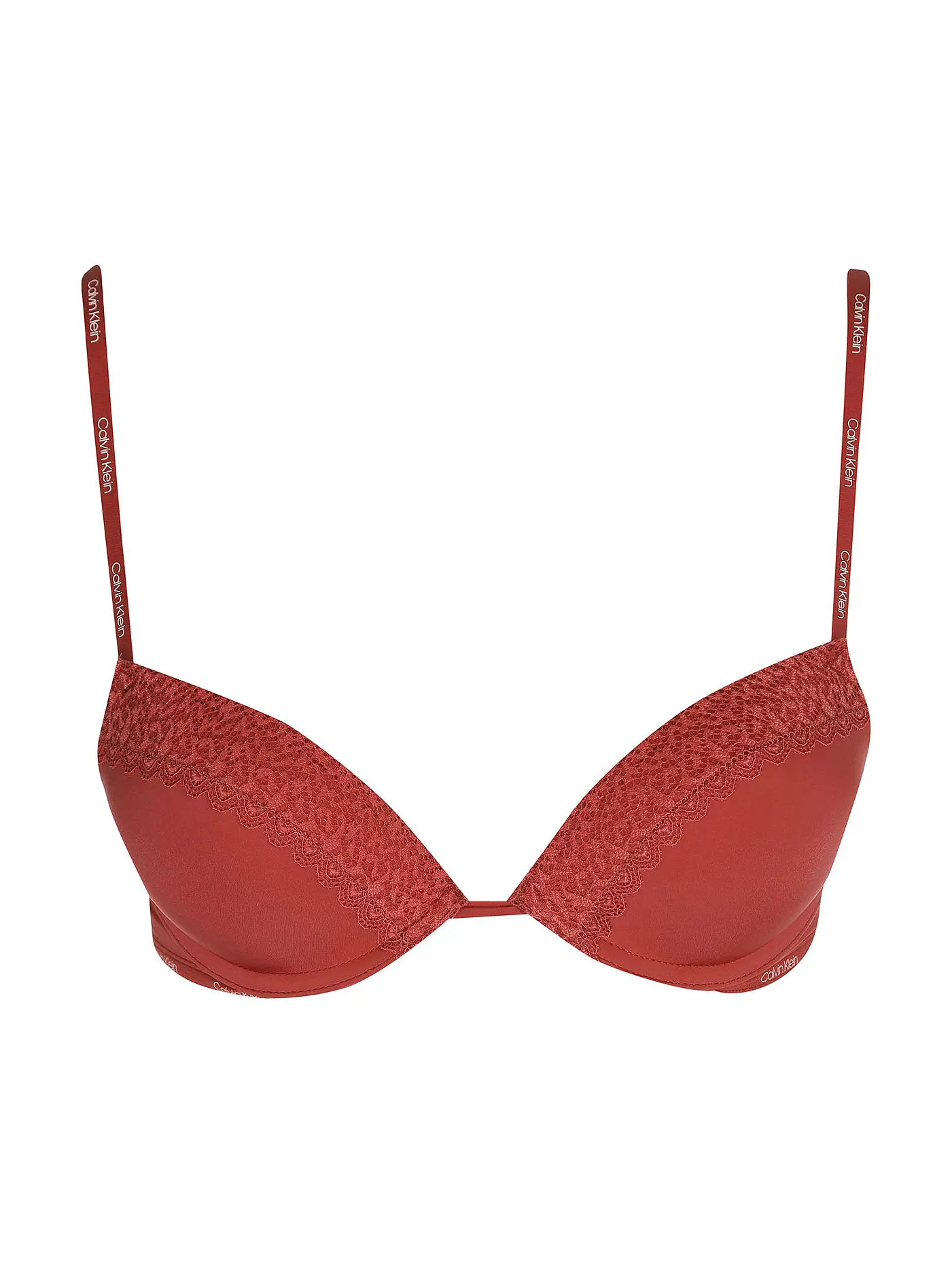 CALVIN KLEIN | Push Up Plunge BH Flirty blue | rot